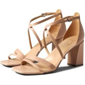 Naturalizer Tiff Sandal Women's Sz 8.5M Creme Brulee/Beige #268L